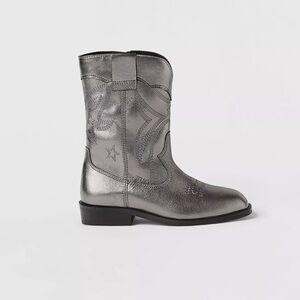 Leather Cowboy Ankle Boots Limited Edition